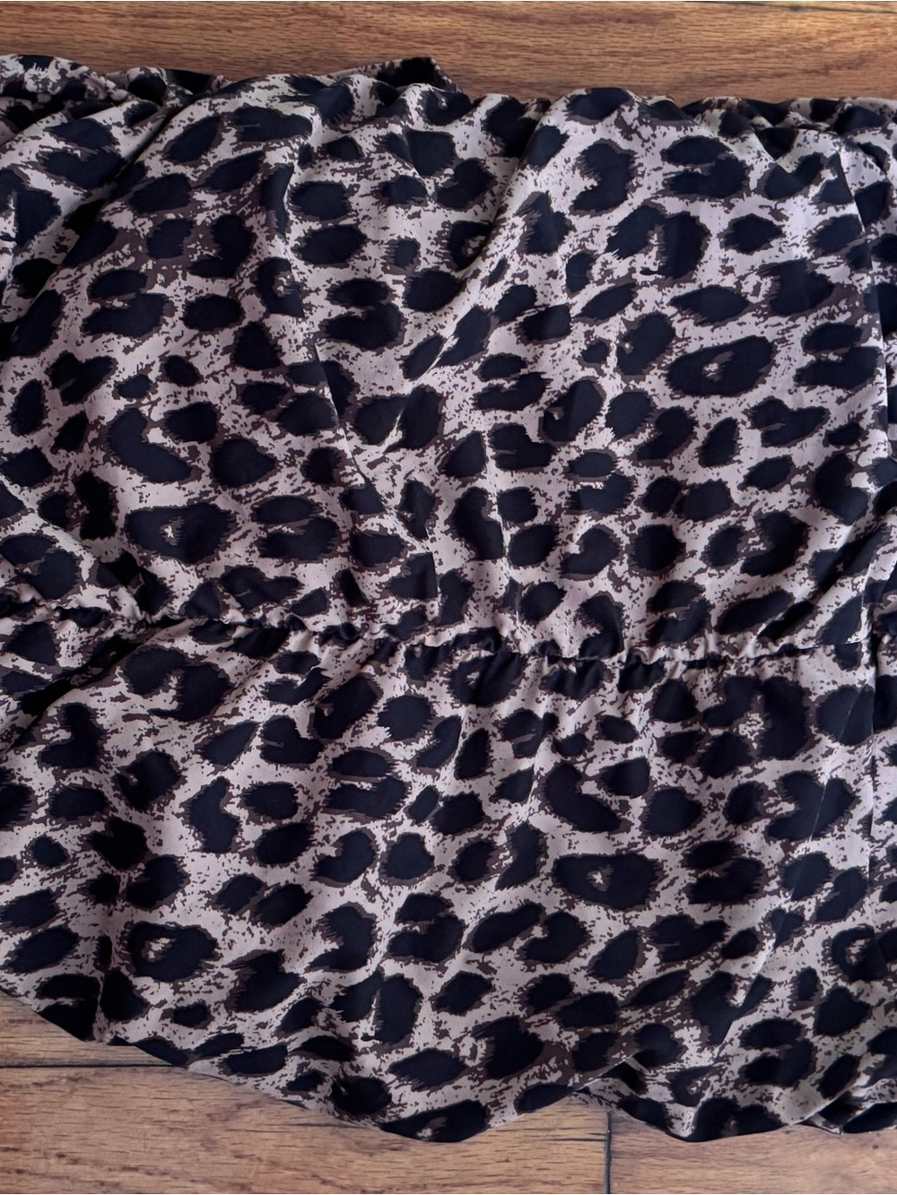 HALARA Leopard Ruched Mini Skort - Picture 4 of 6